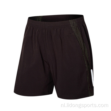 Groothandel Unisex Quick Dry Black Running Shorts